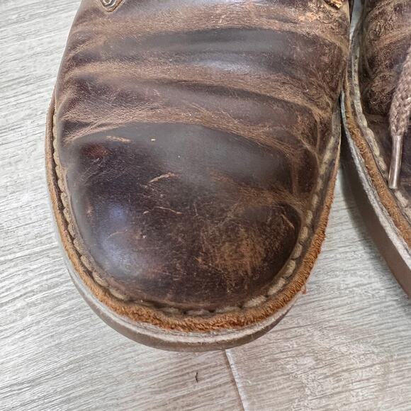 Clarks Shoes Mens Size US 9M / EU 42 Bushacre 2 Chukka Boots in Brown Leather main image 7